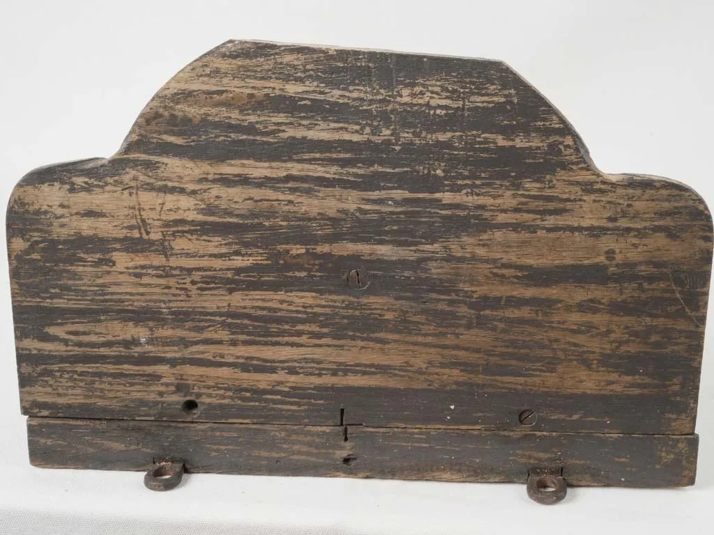 19th-Century Louis XV Style Wall Console in Carved Oak -26½"
