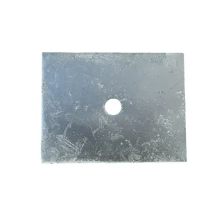 5" x 4" Rectangular Plate Washer (Galvanized) - 1/2" Anchor Bolt Diameter
