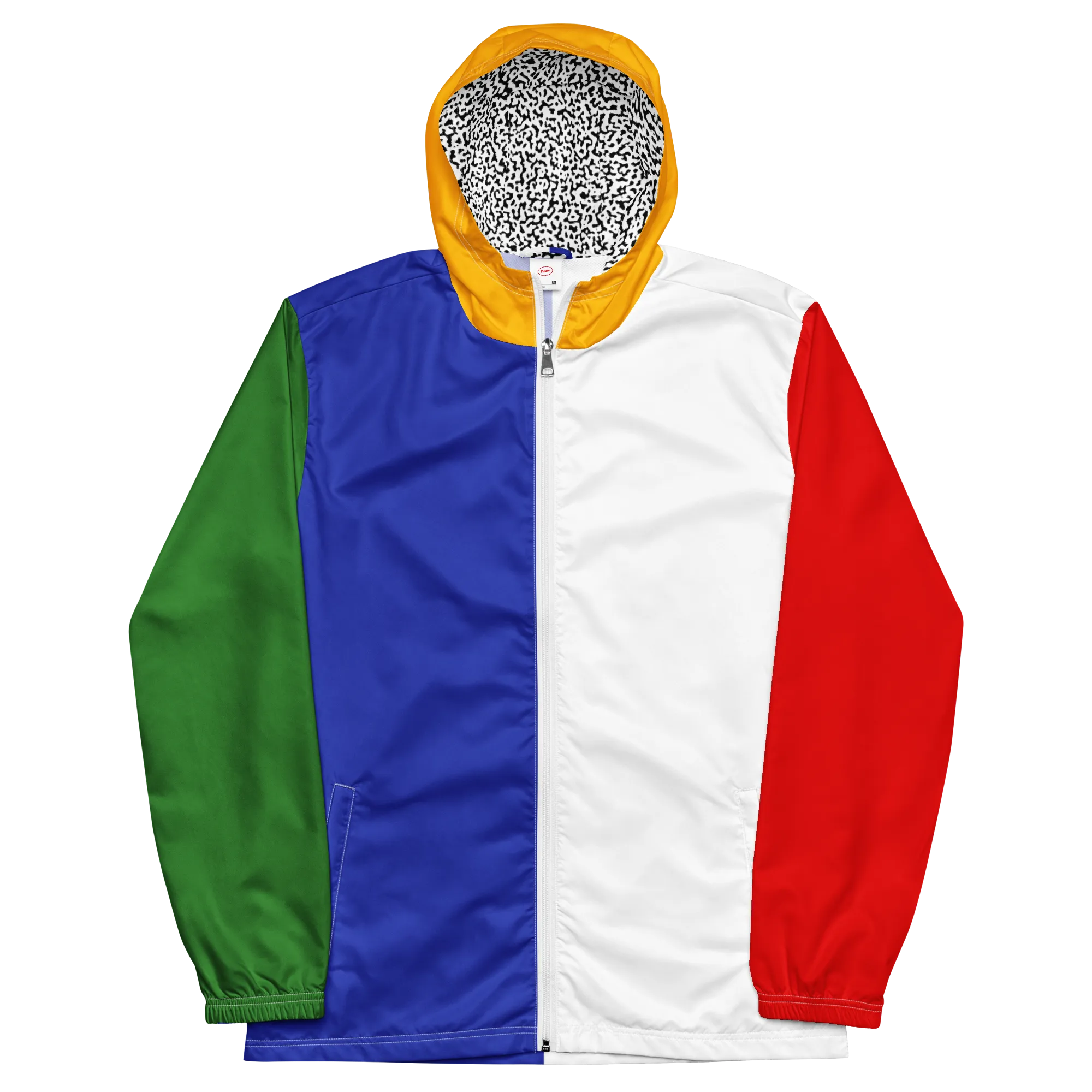 80's Memphis Color Block Windbreaker