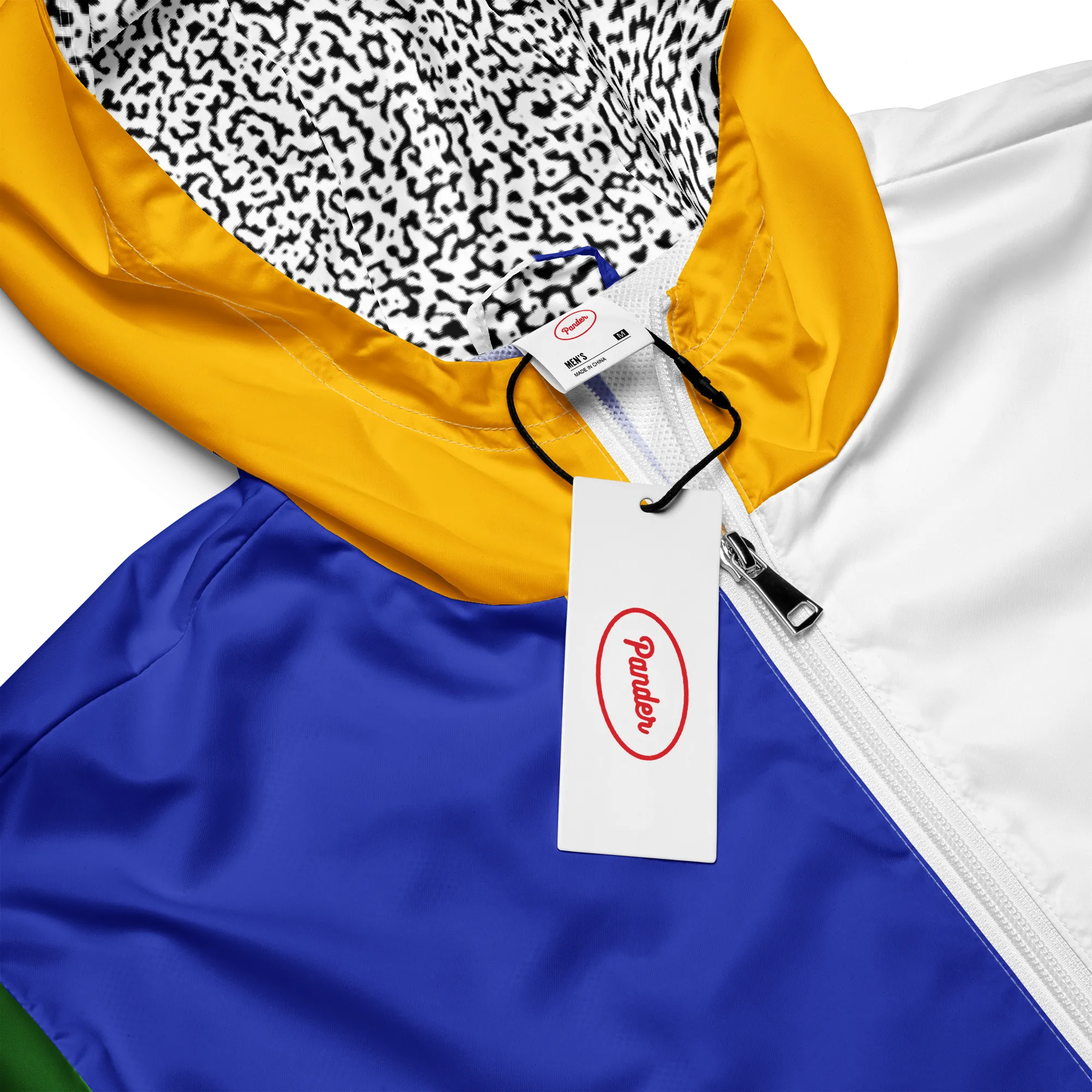 80's Memphis Color Block Windbreaker