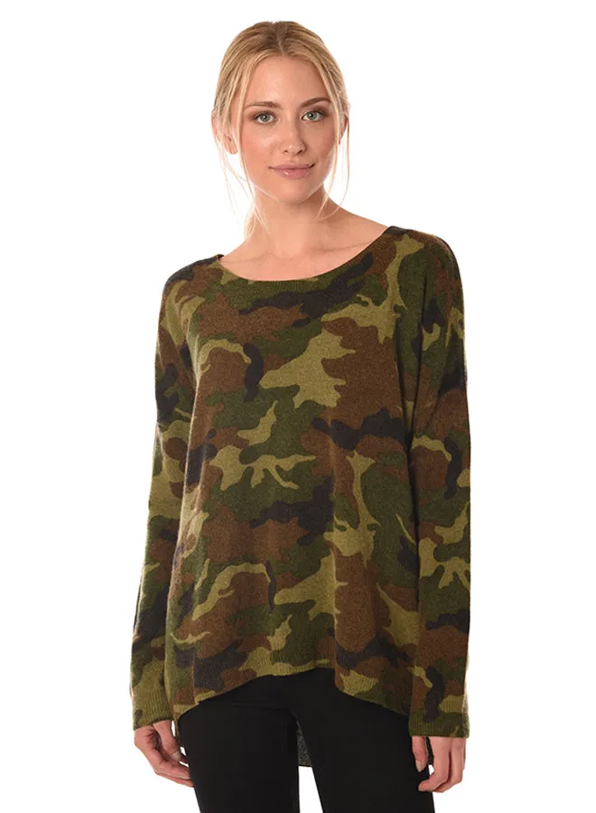Acrobat Camo Wool and Cashmere Blend Sweater