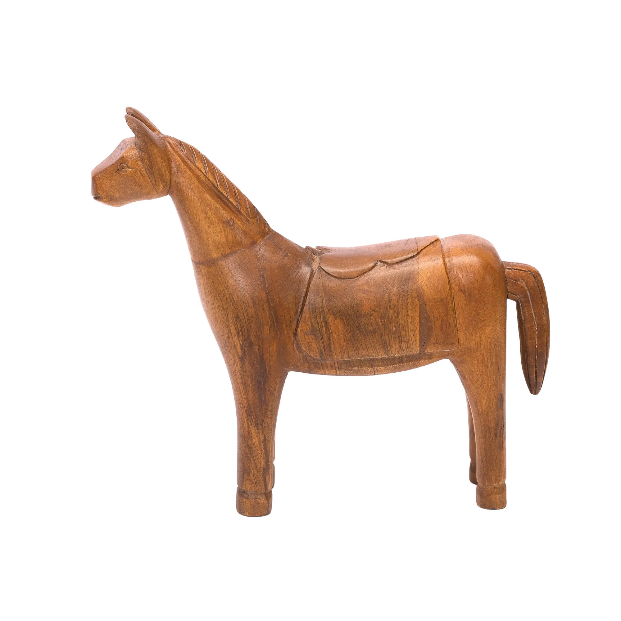 Artisan Style Carved Horse
