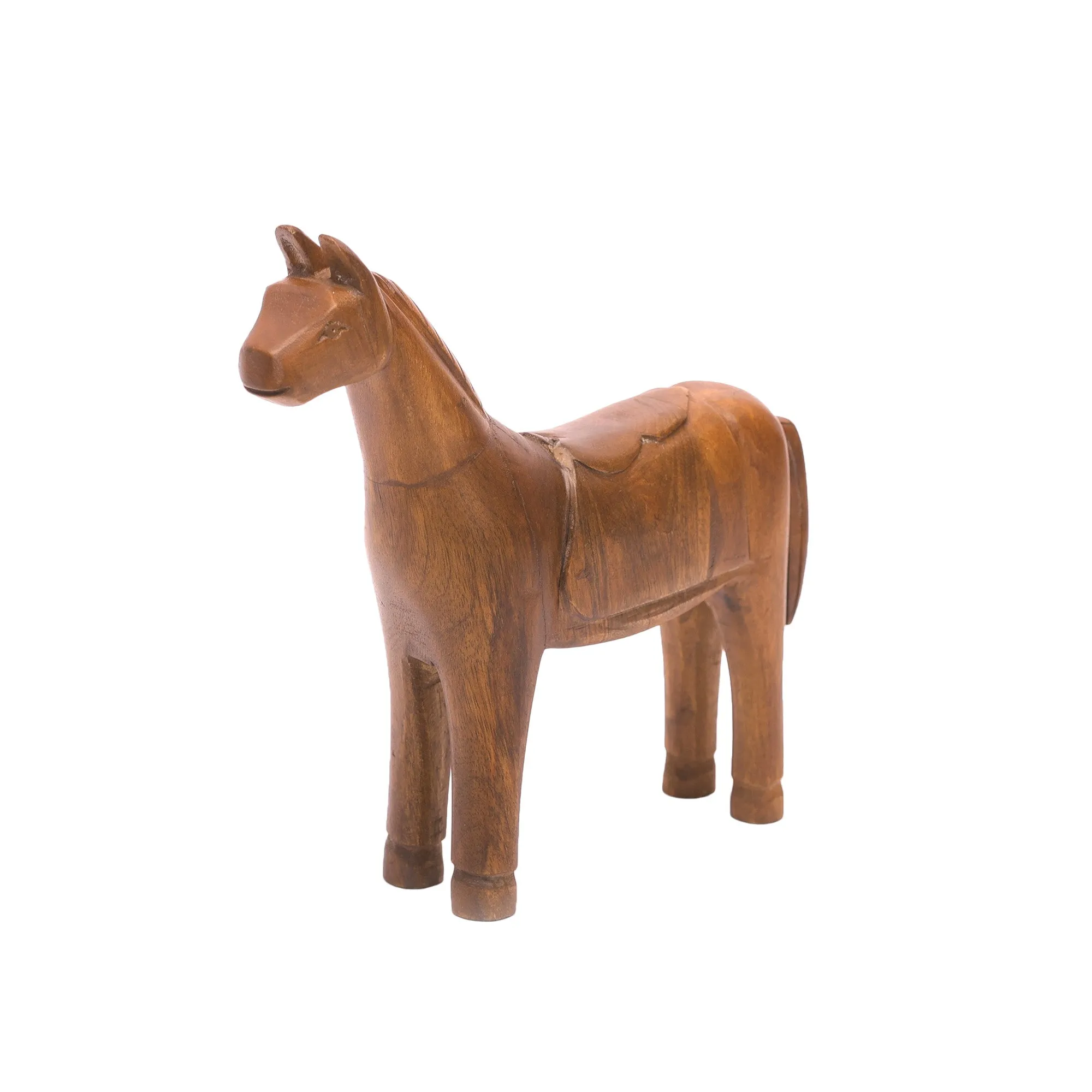 Artisan Style Carved Horse
