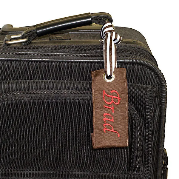 Brown Luggage Tag