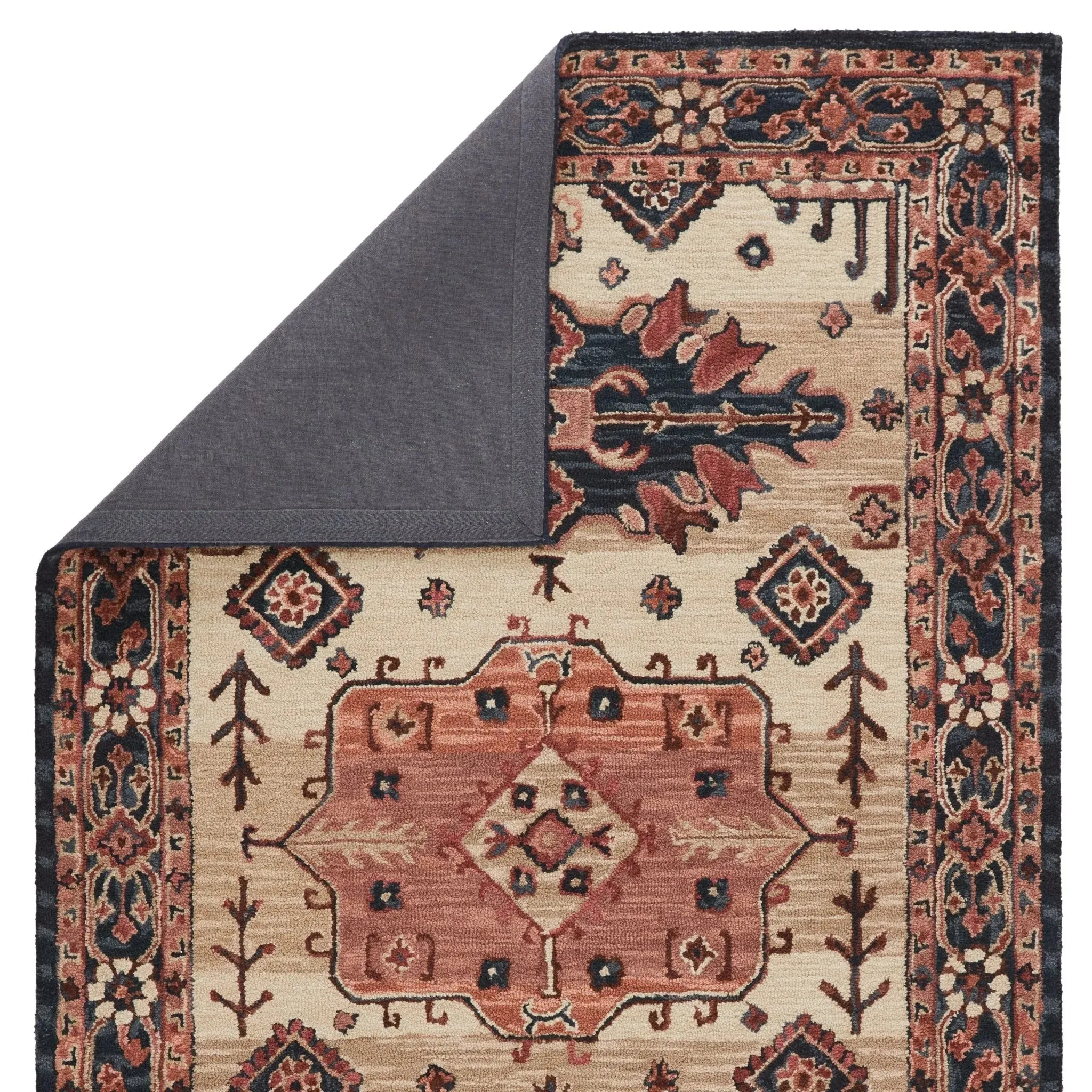 Cardamom COM09 Pink/Dark Blue Rug