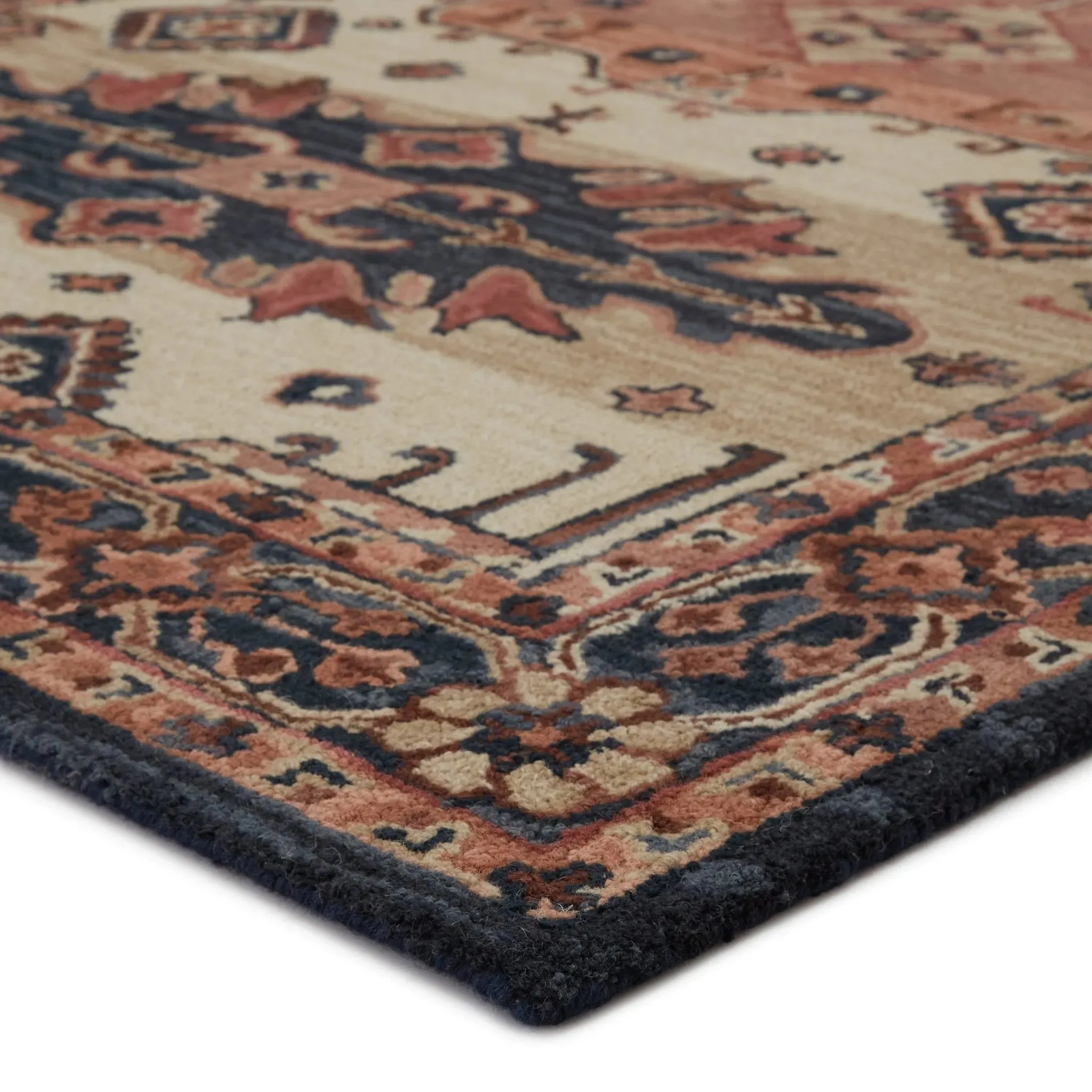 Cardamom COM09 Pink/Dark Blue Rug