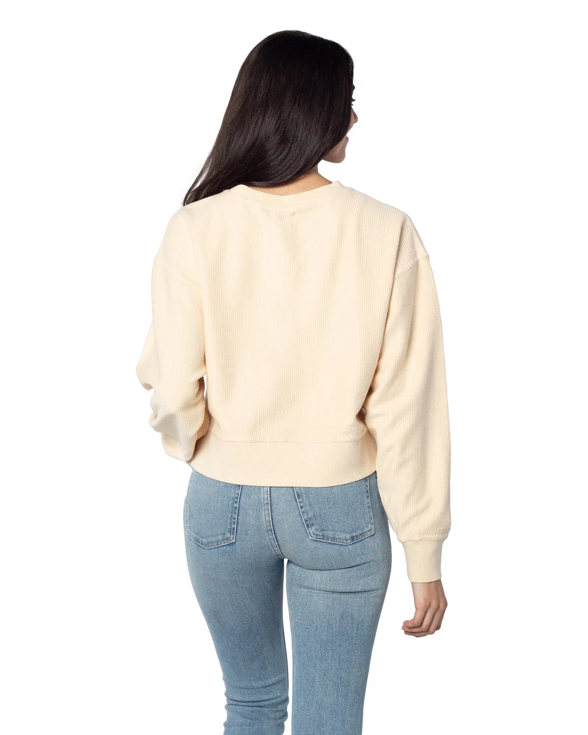 Chicka-d Ladies' Corded Boxy Pullover