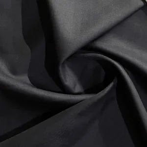 Dark Grey Solid Semi Viscose Suiting Fabric