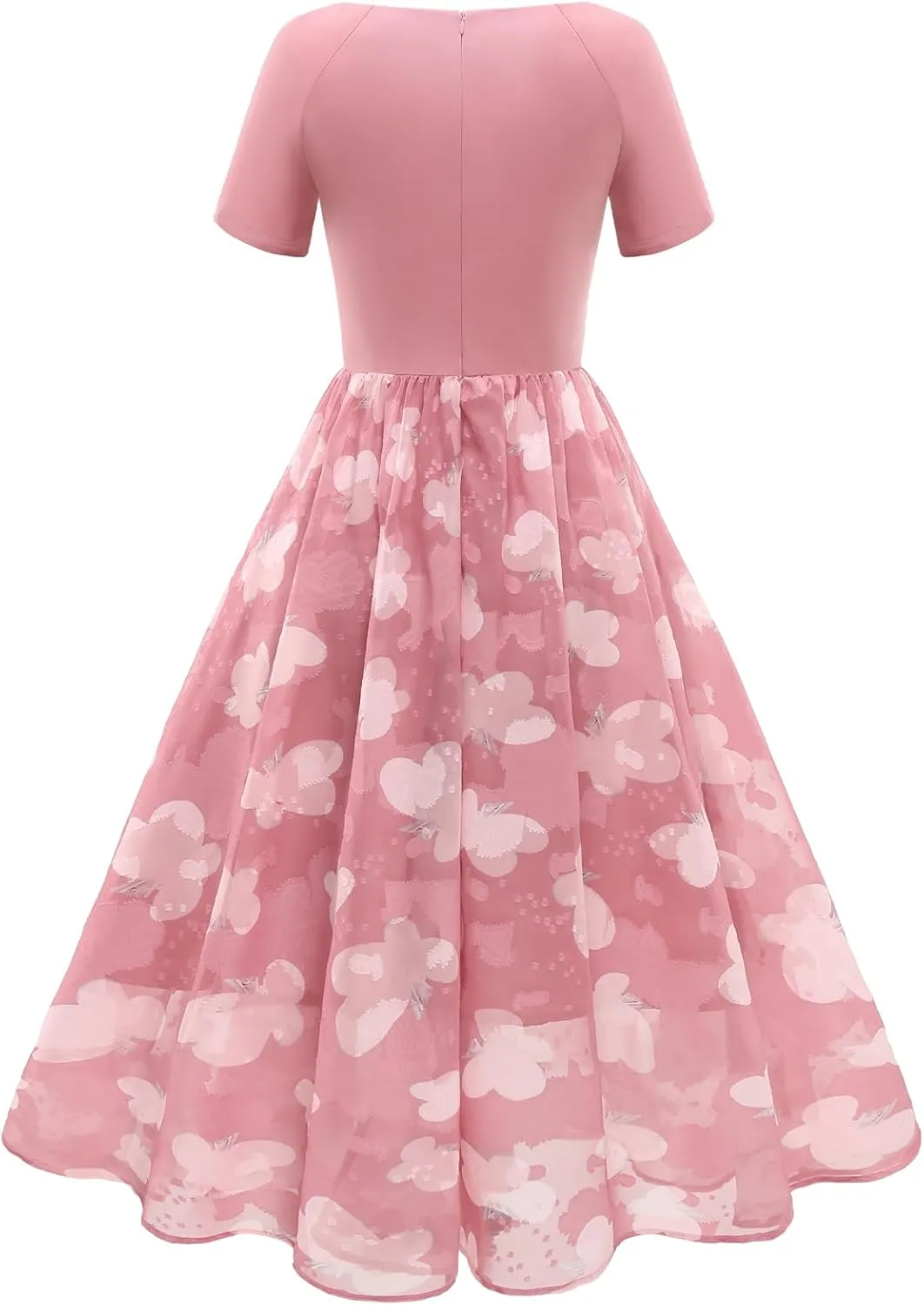 DRESSTELLS Women's Cocktail Dress Formal Wedding Guest Church Graduation Party Aline Midi Dresses