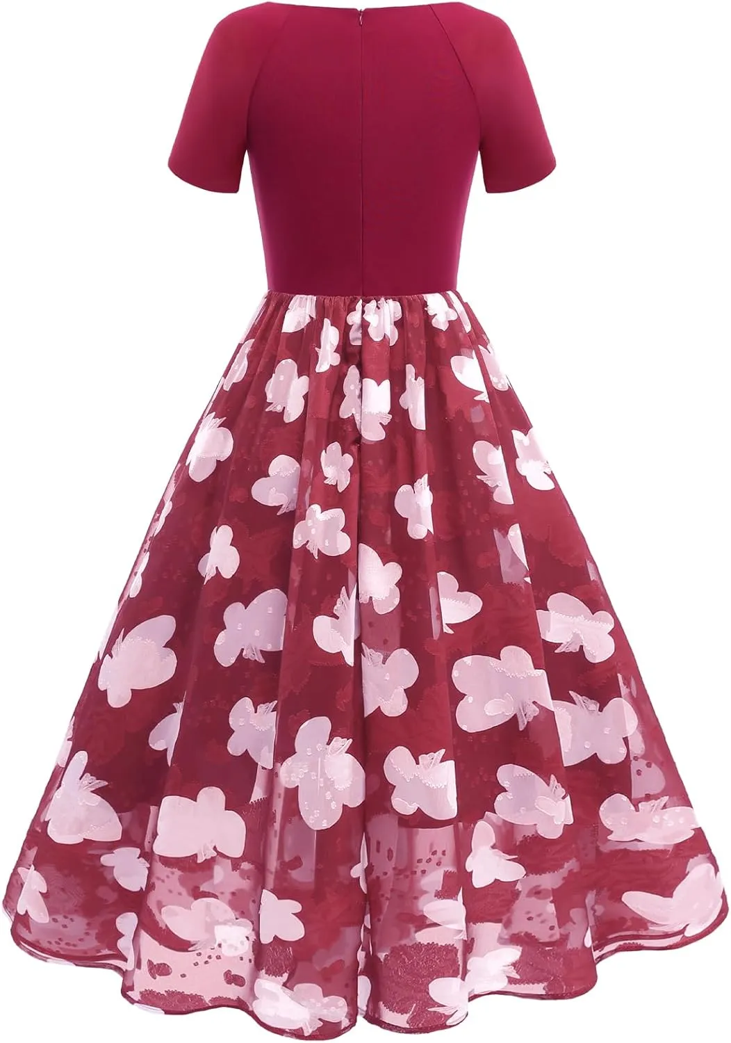 DRESSTELLS Women's Cocktail Dress Formal Wedding Guest Church Graduation Party Aline Midi Dresses