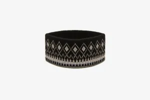 Fairisle Cashmere Blend Headband - Black/Millet