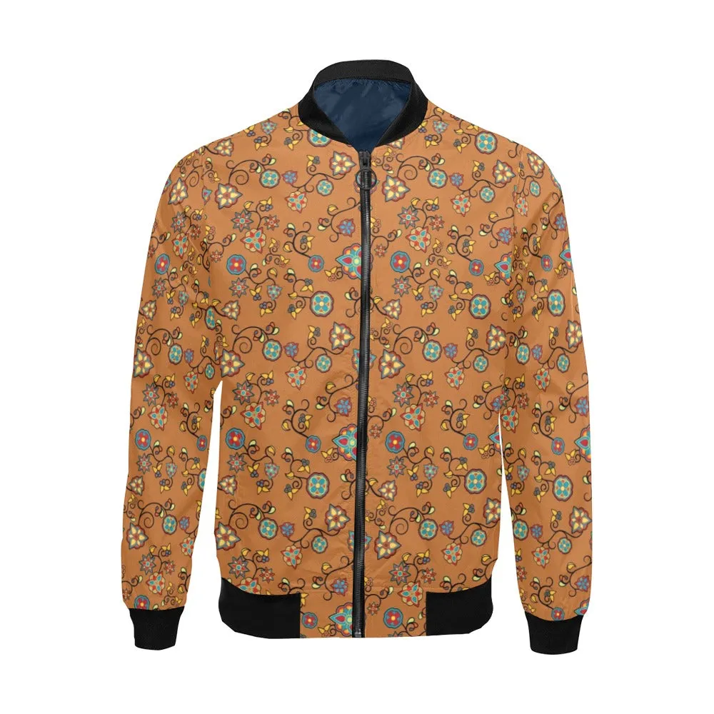 Fire Bloom Light Bomber Jacket for Men