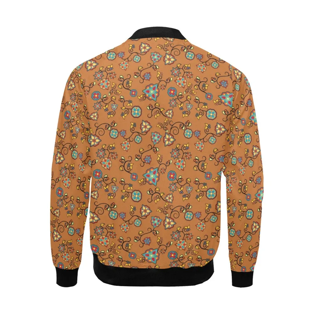 Fire Bloom Light Bomber Jacket for Men