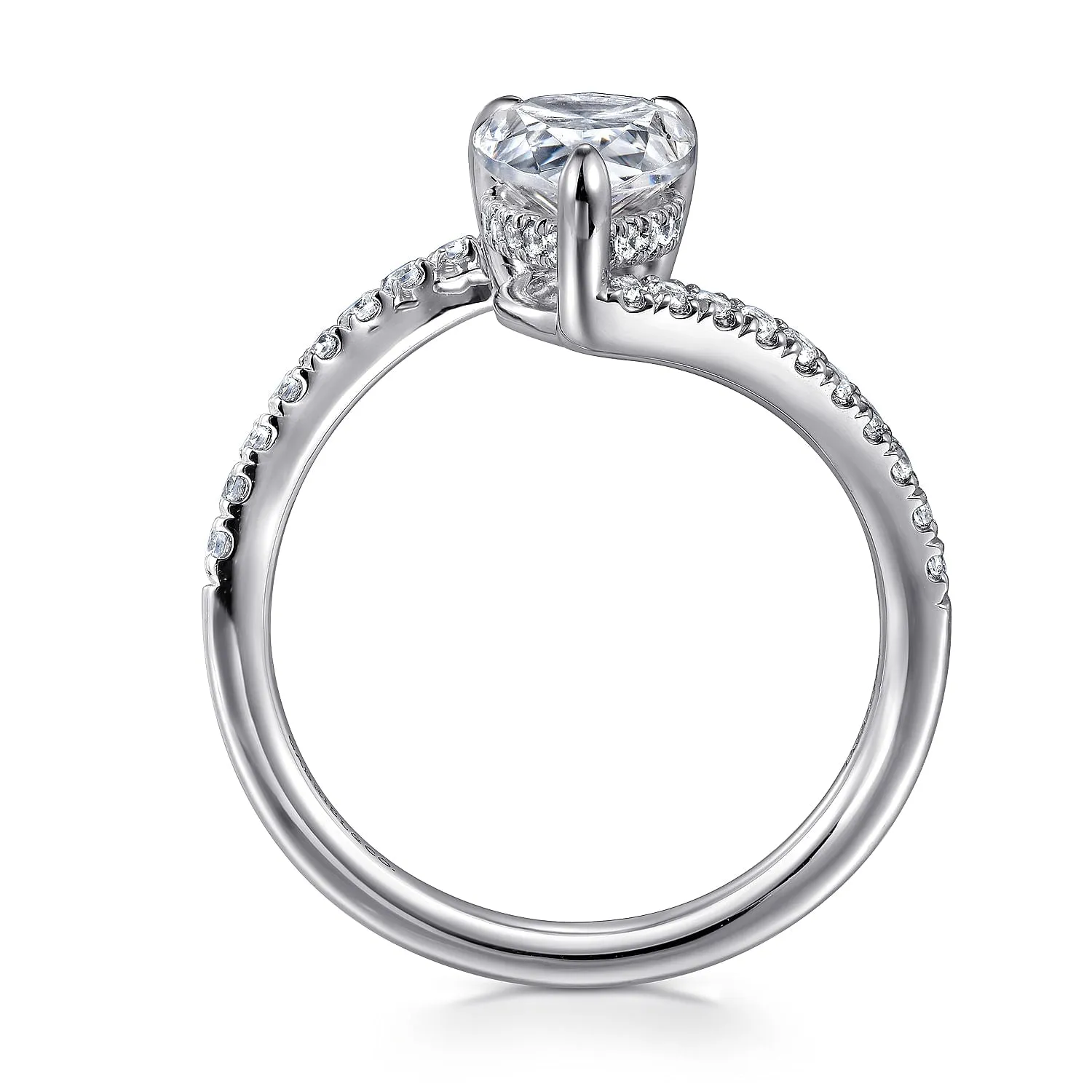 Gabriel & Co. White Gold Diamond Engagement Ring ER16320P6W44JJ