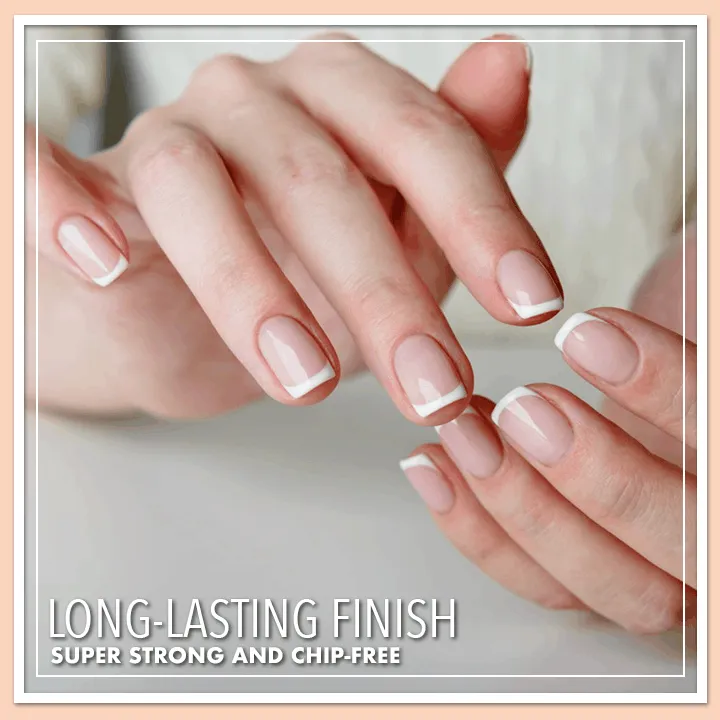 Glue-on French Nail Tips Kit (100 Pcs)