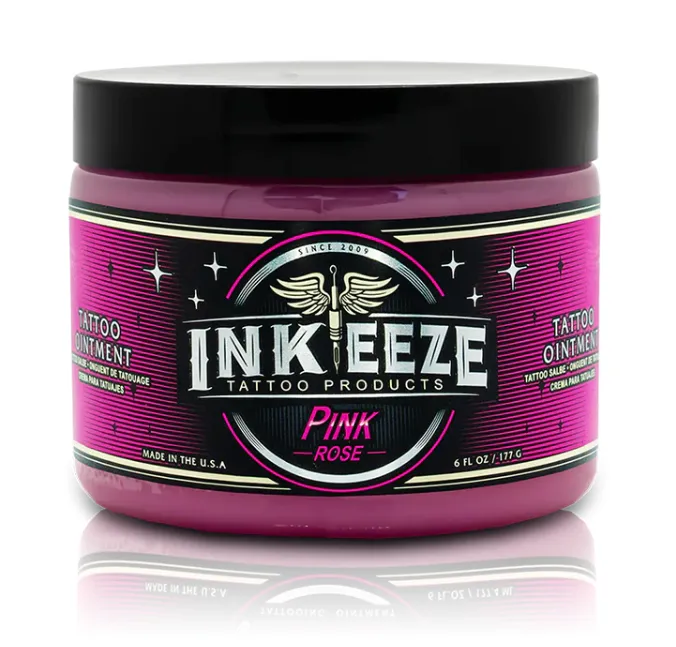 Ink Eeze Pink Tattoo Ointment 6oz