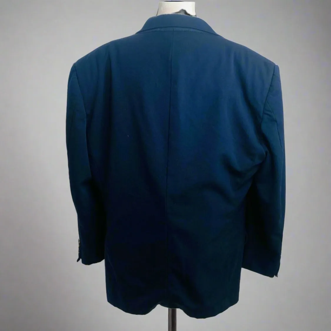 JOSEPH ABBOUD for Nordstrom Wool Navy Vintage Double Breasted Blazer