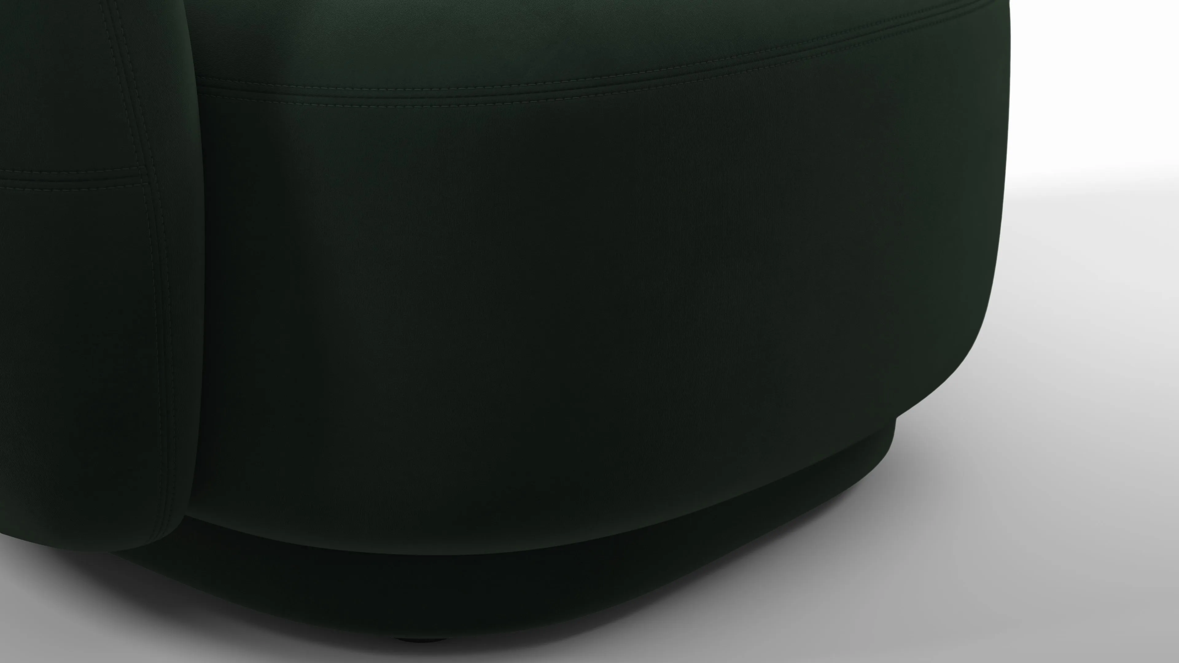 Julep - Julep Lounge Chair, Empress Green Velvet