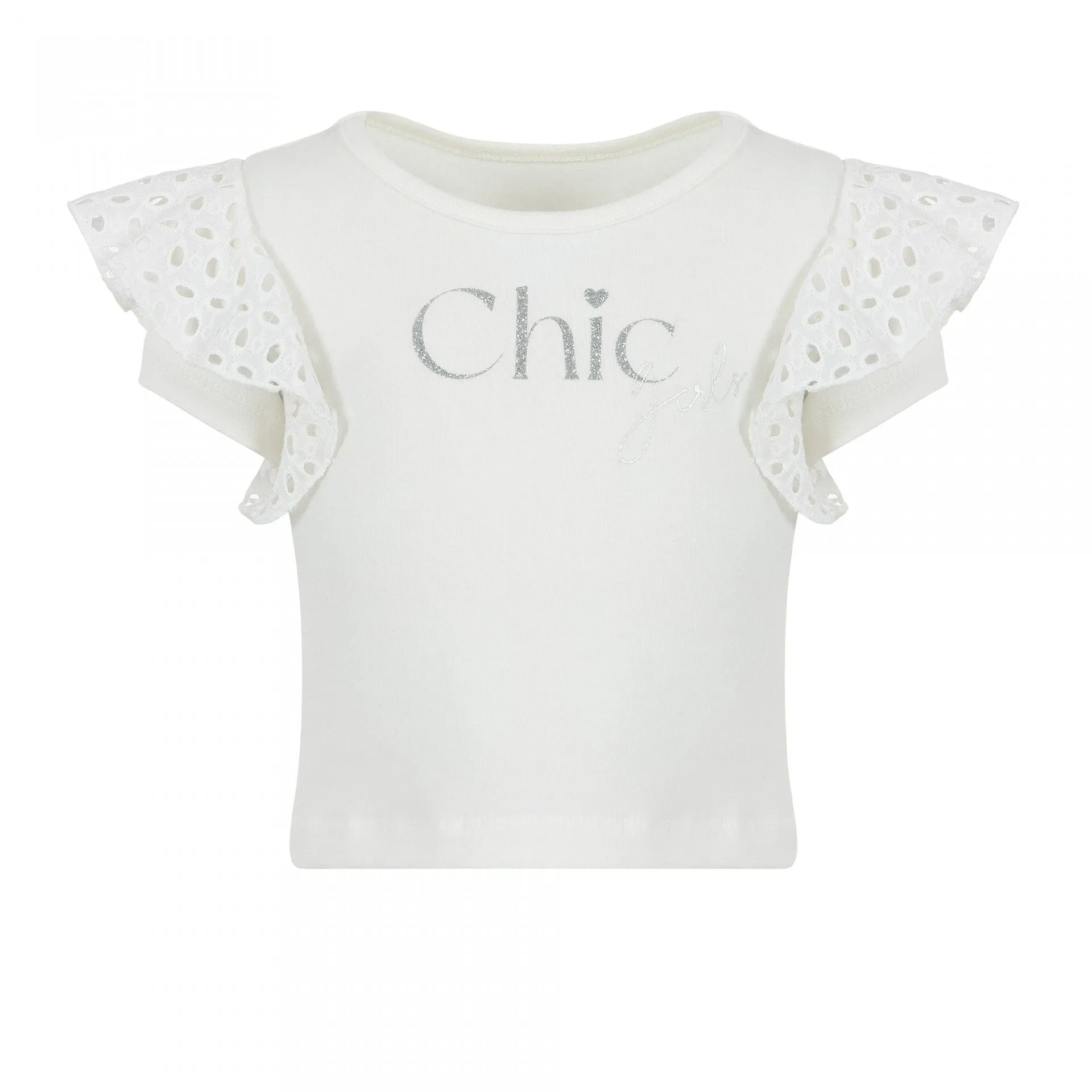 LAPIN HOUSE - Denim Chic Skirt Set - White