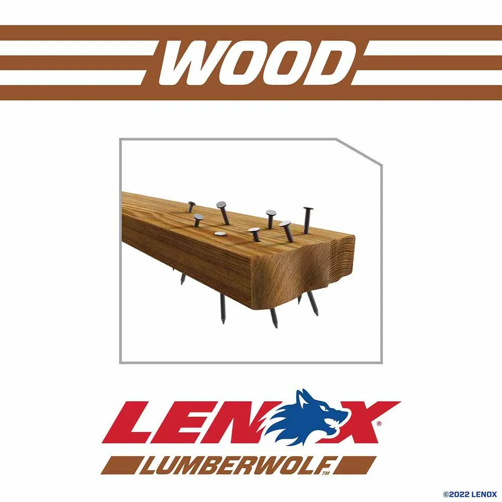 Lenox 20573S656R 6" 6 TPI LUMBERWOLF Reciprocating Saw Blade 1PK