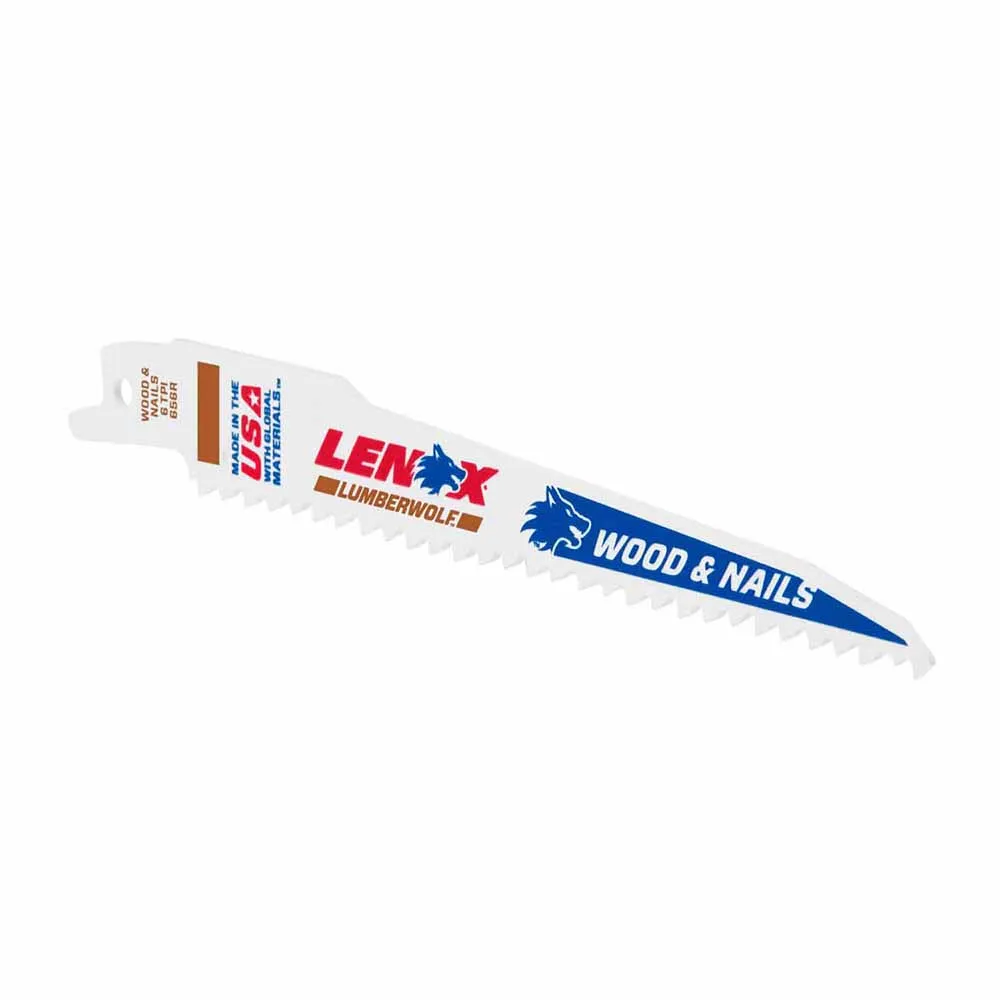 Lenox 20573S656R 6" 6 TPI LUMBERWOLF Reciprocating Saw Blade 1PK