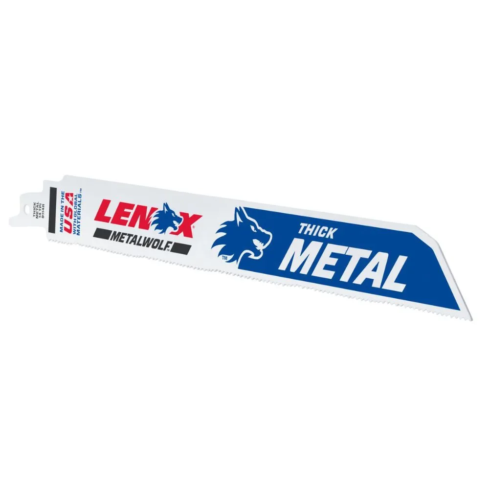 Lenox 24906T9114R METALWOLF 9 in. 14 TPI WAVE EDGE Reciprocating Saw Blade (2 PK)