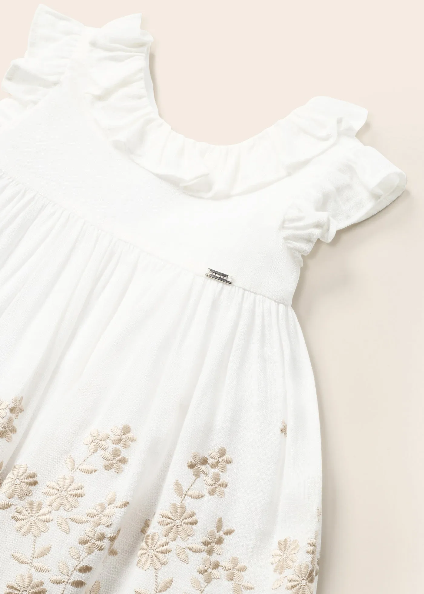 Mayoral Toddler Girl Eyelet Embroidered Dress