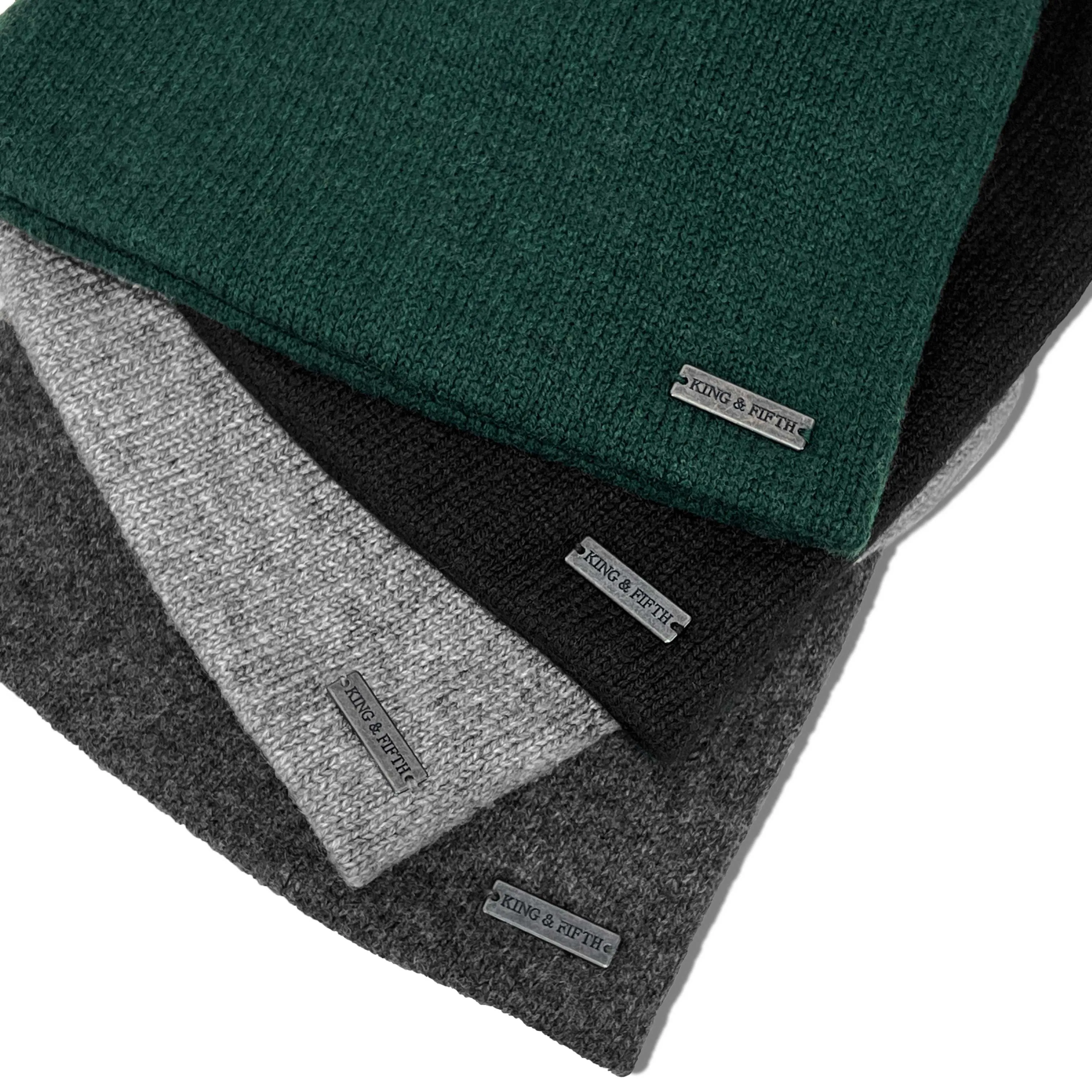 Mens Cashmere Blend Skull Cap Beanie - The Regal