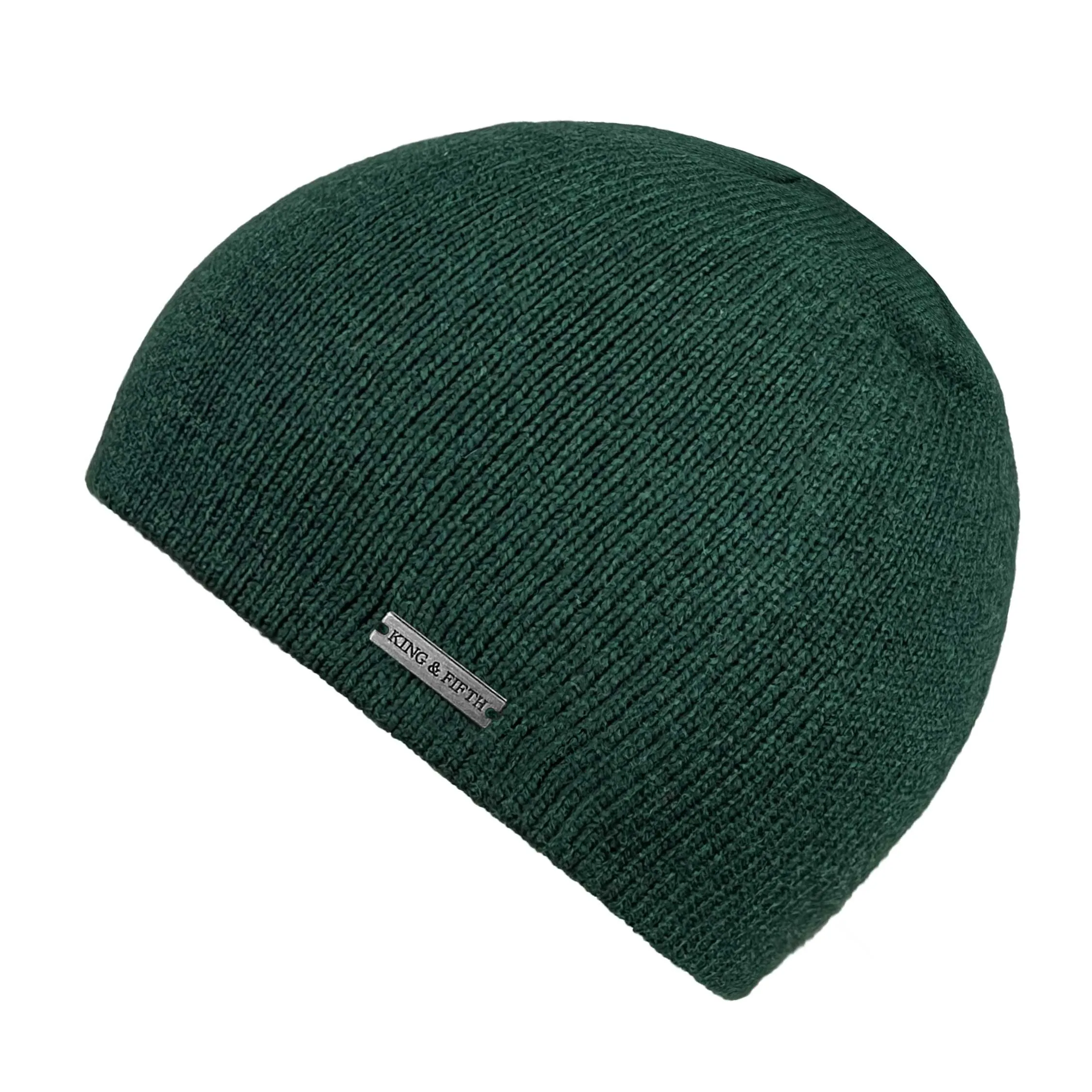 Mens Cashmere Blend Skull Cap Beanie - The Regal