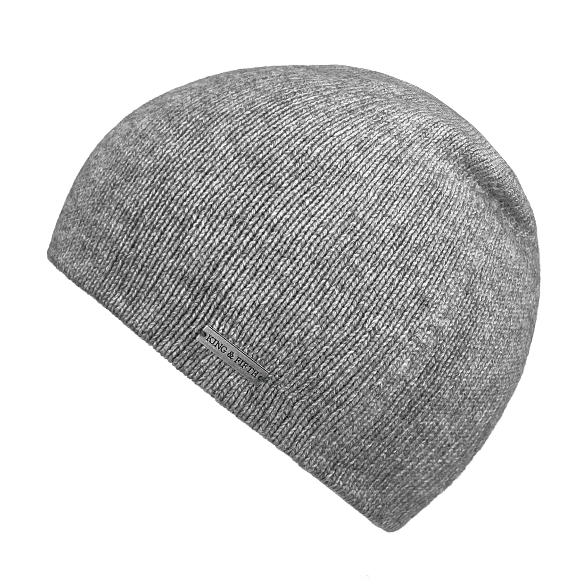 Mens Cashmere Blend Skull Cap Beanie - The Regal