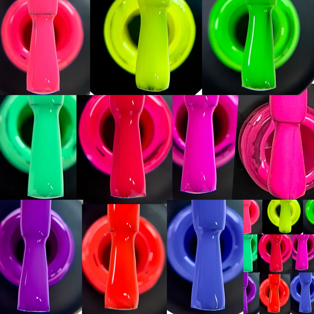 Neon Gel Polish Collection- 10 Colors