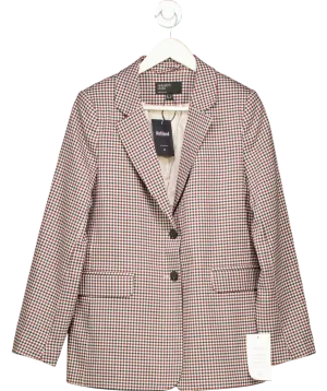 Nobody's Child Beige Heritage Check Blazer UK 8