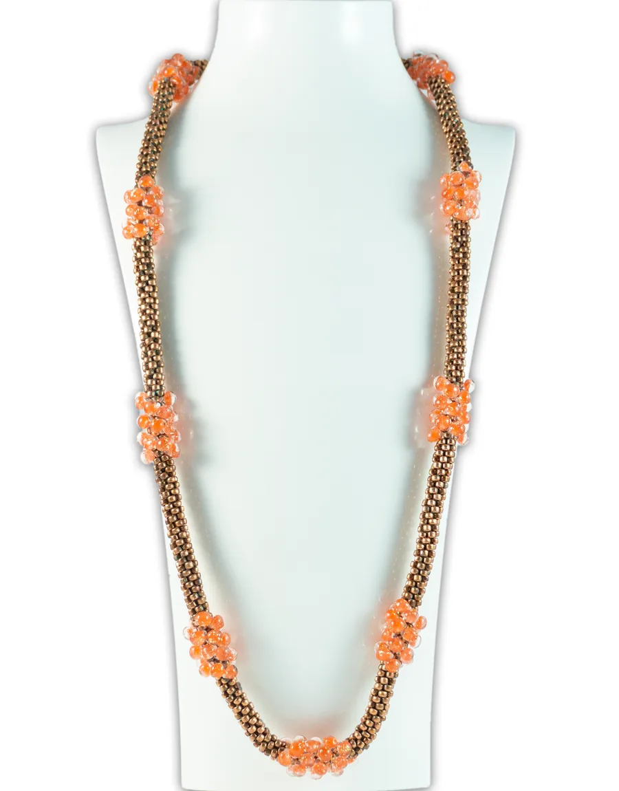 Orange Crush Hope Necklace