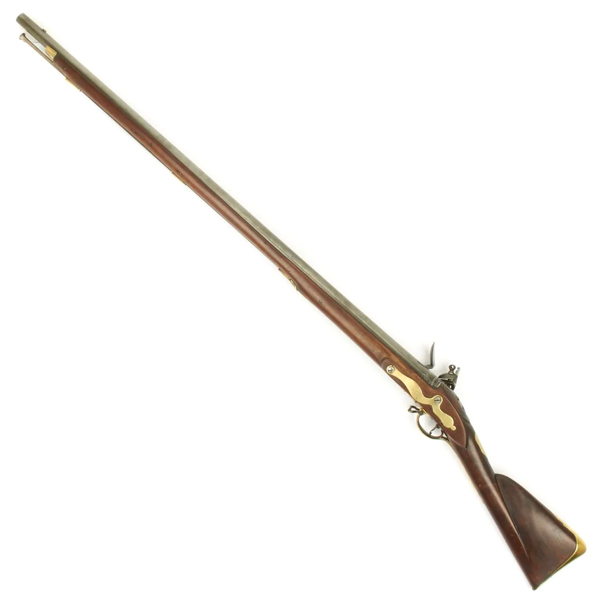 Original American Revolutionary War Captured British Short Land Pattern Brown Bess Flintlock Musket