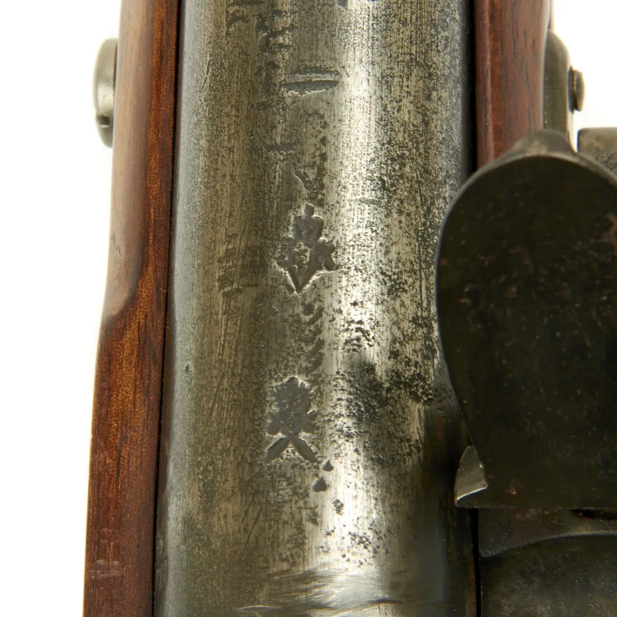 Original American Revolutionary War Captured British Short Land Pattern Brown Bess Flintlock Musket