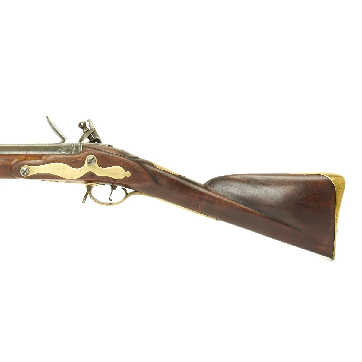 Original American Revolutionary War Captured British Short Land Pattern Brown Bess Flintlock Musket