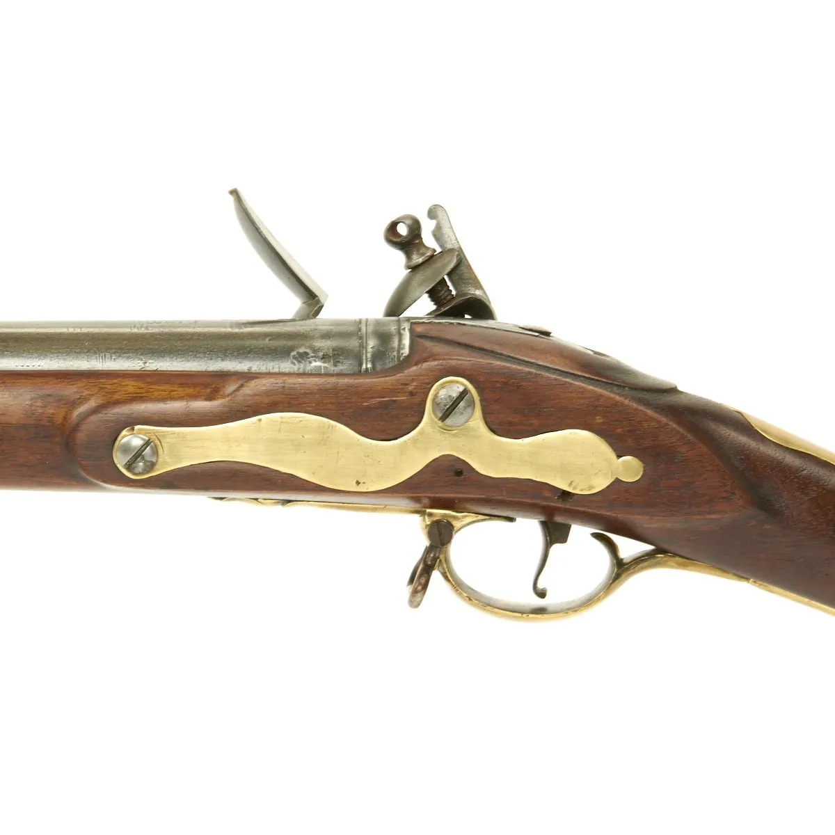 Original American Revolutionary War Captured British Short Land Pattern Brown Bess Flintlock Musket