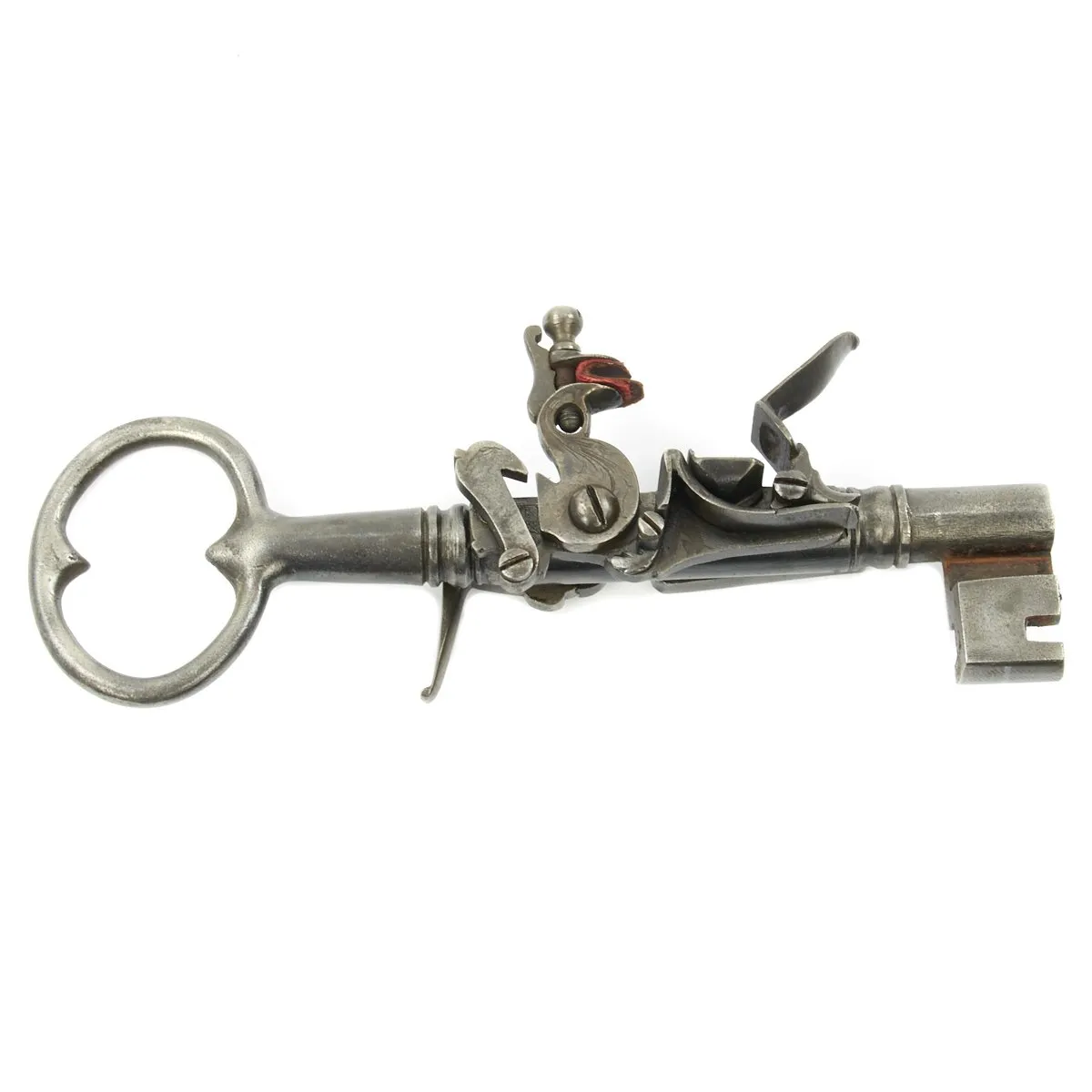 Original German 18th Century City of Nuremberg Jailer's Key Gun with Lock