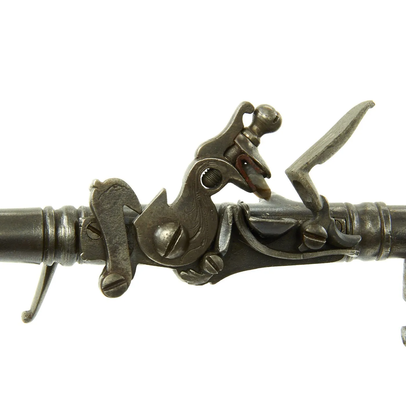 Original German 18th Century City of Nuremberg Jailer's Key Gun with Lock