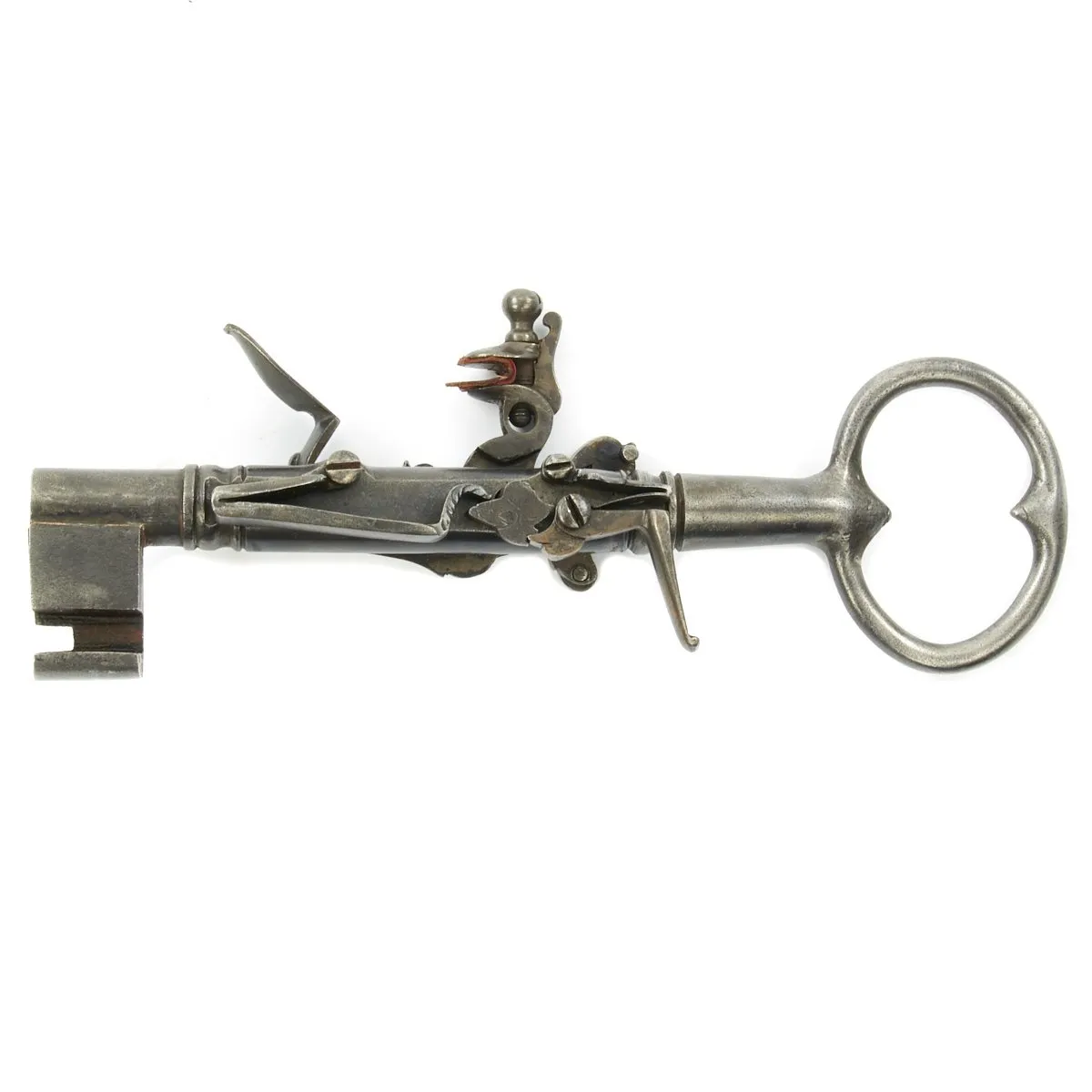Original German 18th Century City of Nuremberg Jailer's Key Gun with Lock