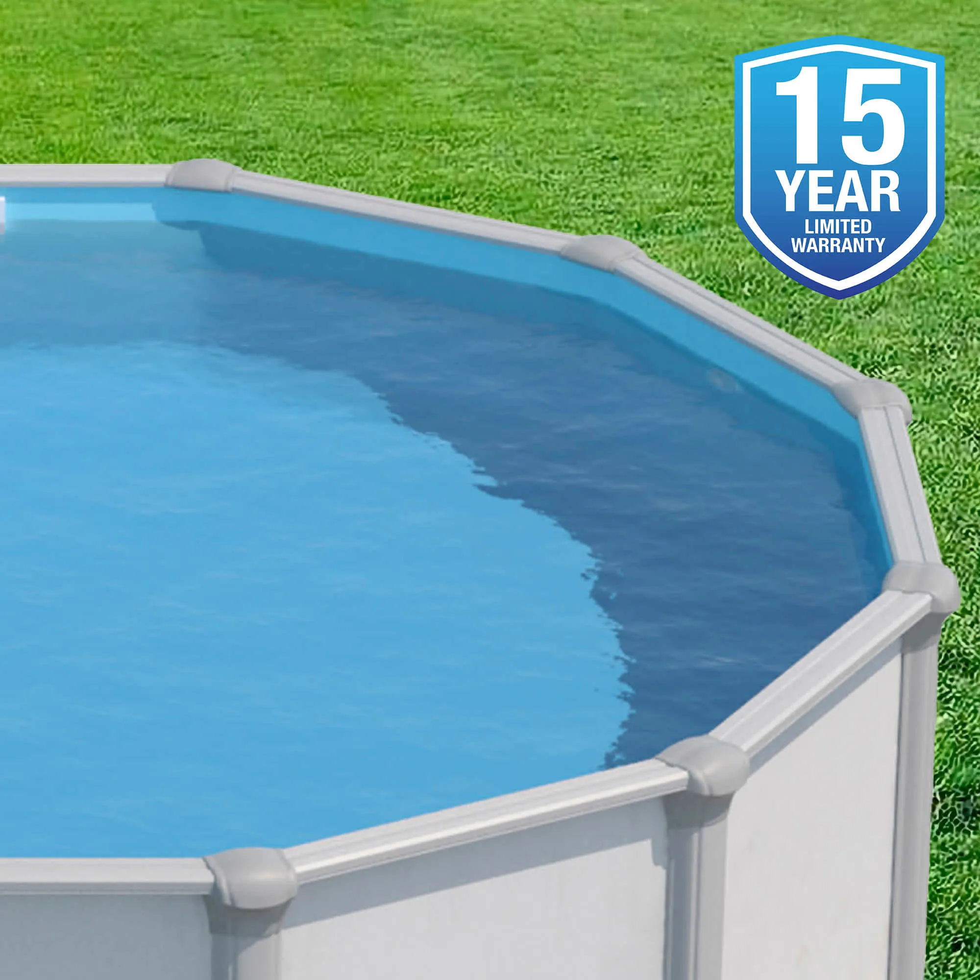 Oval Blue Standard Gauge Overlap Liner - 48/54-in Deep