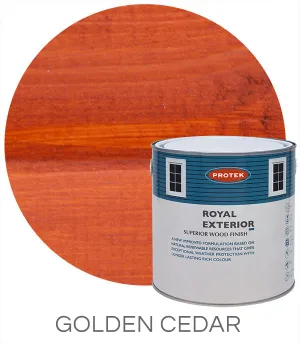 Protek Royal Exterior Wood Finish in Golden Cedar