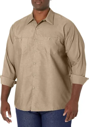 Red Kap Men's Industrial Long Sleeve Work Shirt