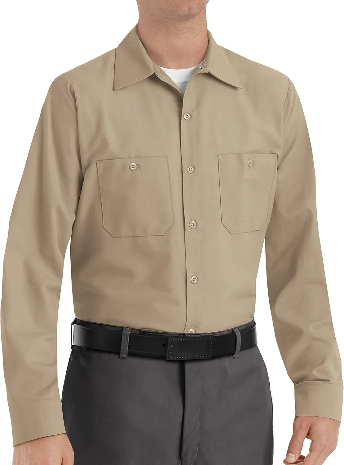 Red Kap Men's Industrial Long Sleeve Work Shirt