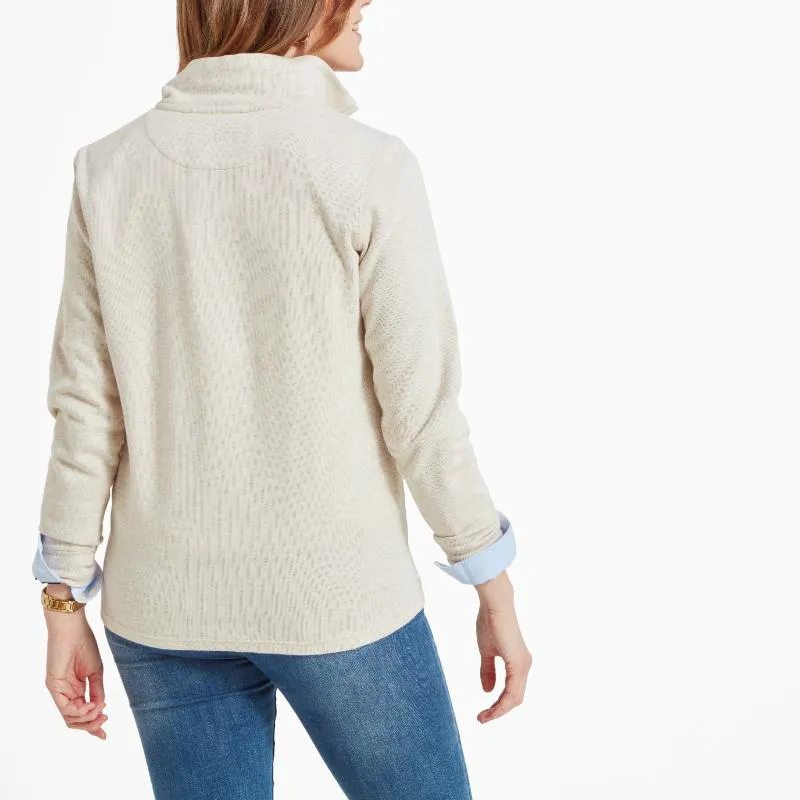 Schoffel Appletree Bay 1/4 Zip Ladies Jumper - Oat