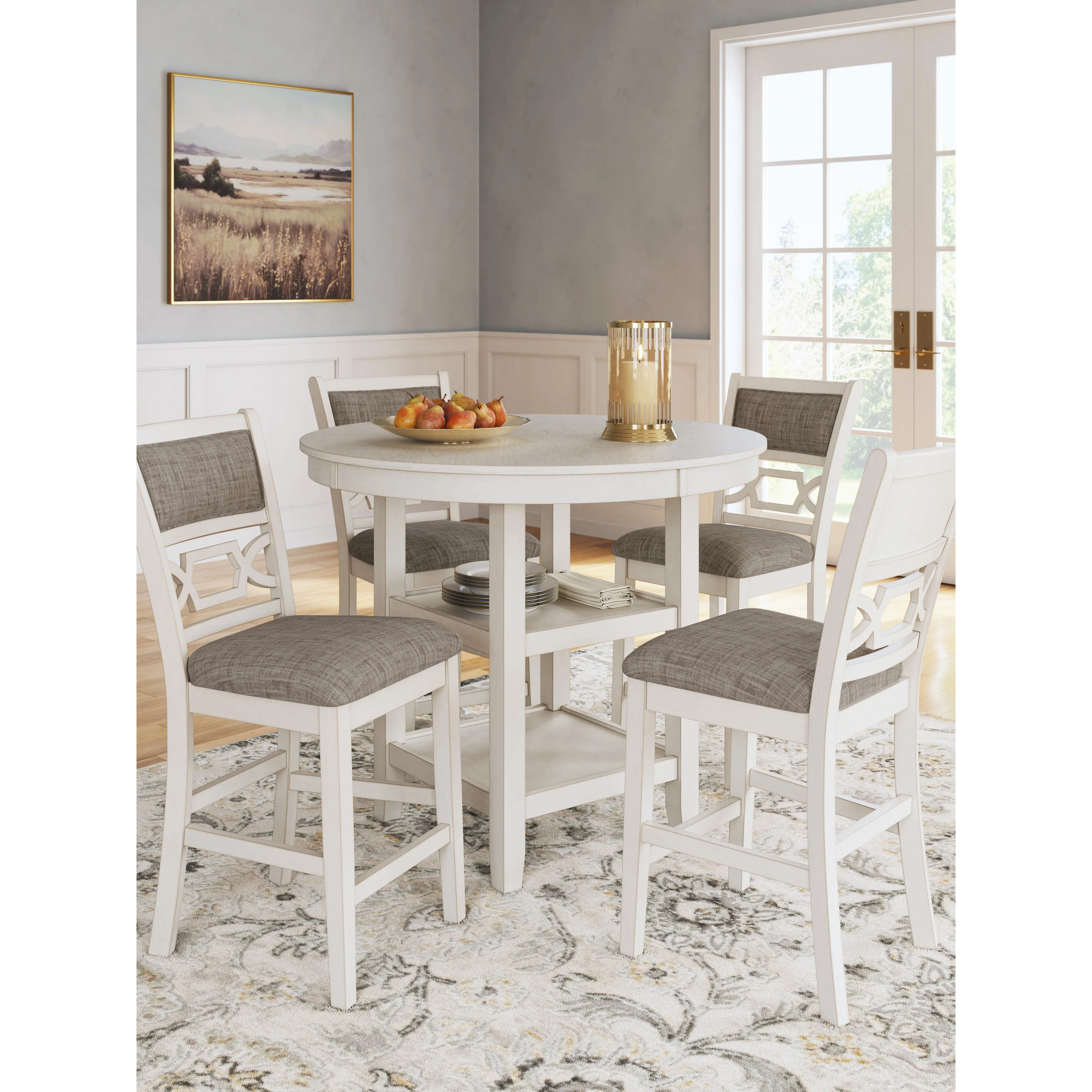 Signature Design by Ashley Erinberg 5 pc Counter Height Dinette D423-223