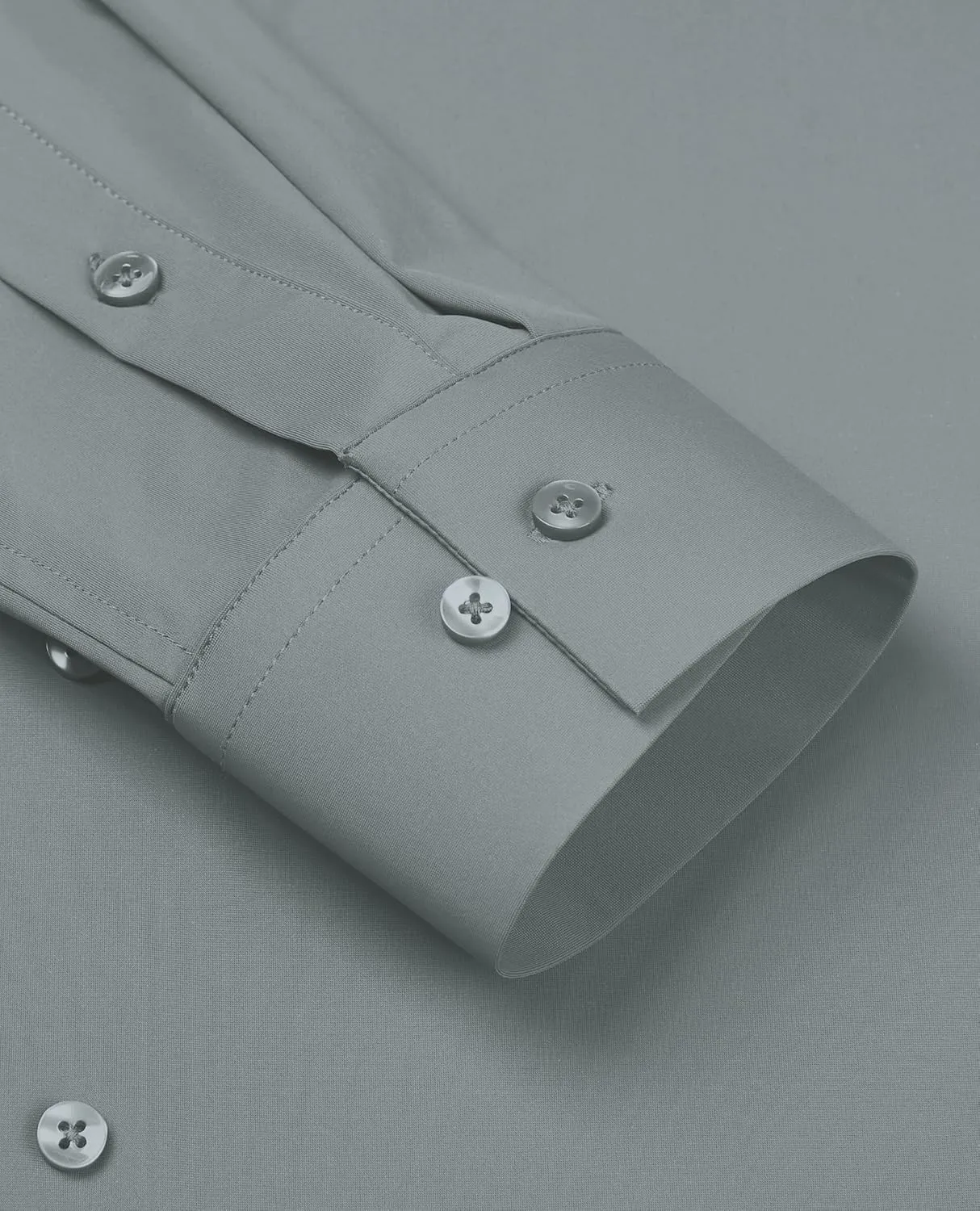 Stretch Mens Dress Shirts Long Sleeve Slim Fit Dress Shirts for Men Muscle Fit Wrinkle Free Button Down Shirt