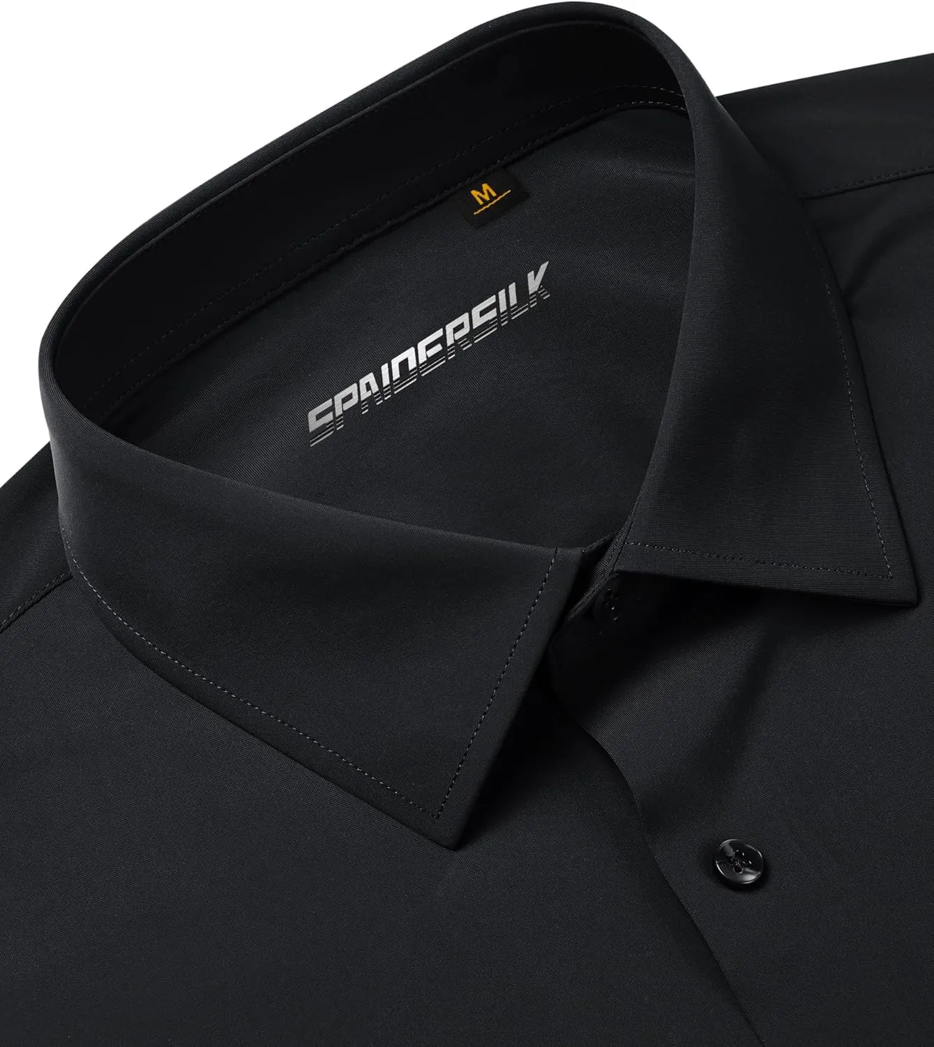 Stretch Mens Dress Shirts Long Sleeve Slim Fit Dress Shirts for Men Muscle Fit Wrinkle Free Button Down Shirt