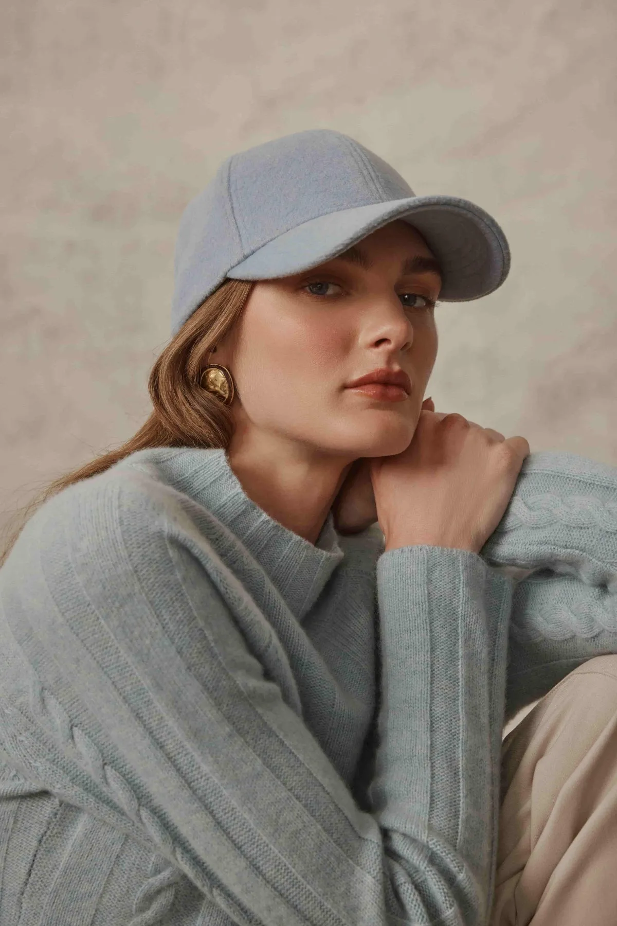Wool Cap - Blue