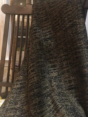 Wool Cashmere blend - Brown and Black